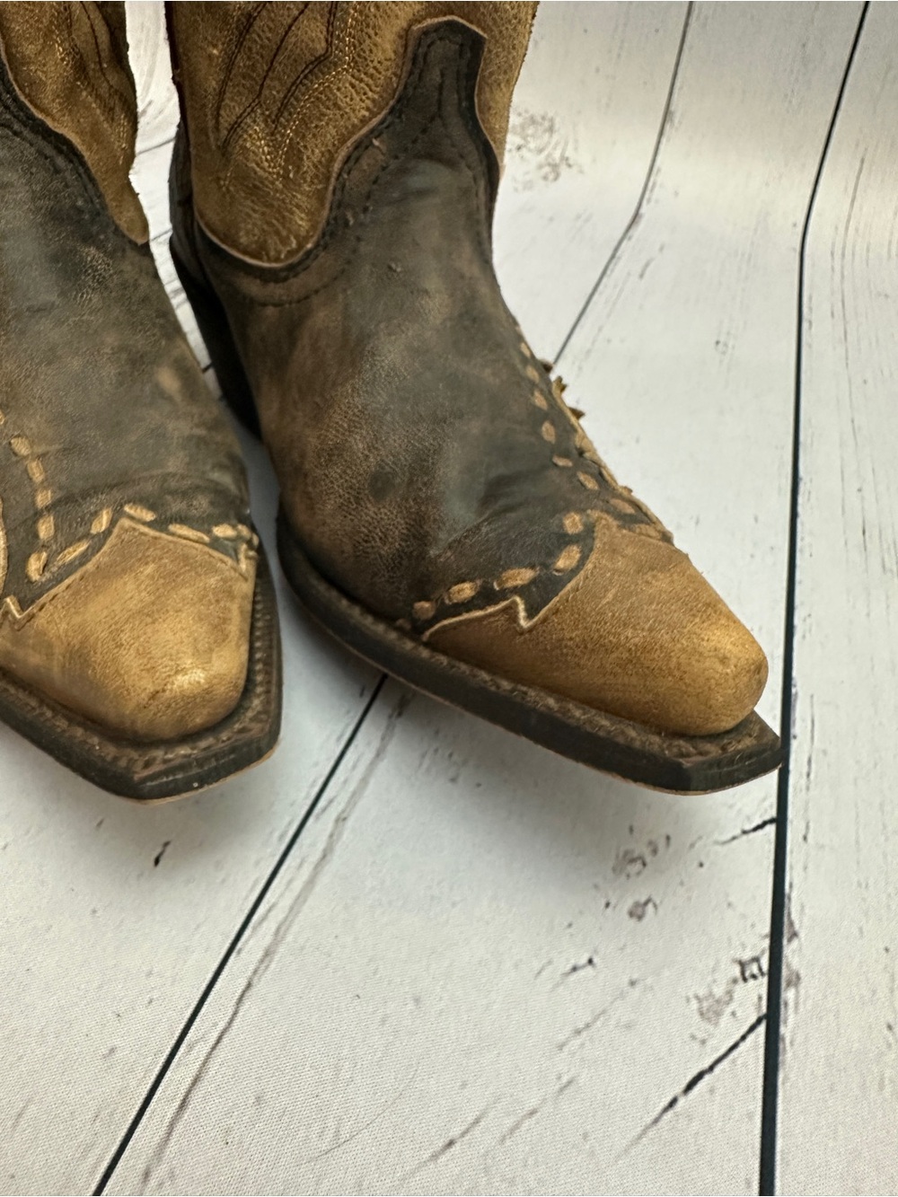 🤠 Laredo Cullison Bucklace Distressed Western Cowboy Boots women’s size 9M - Picture 6 of 15